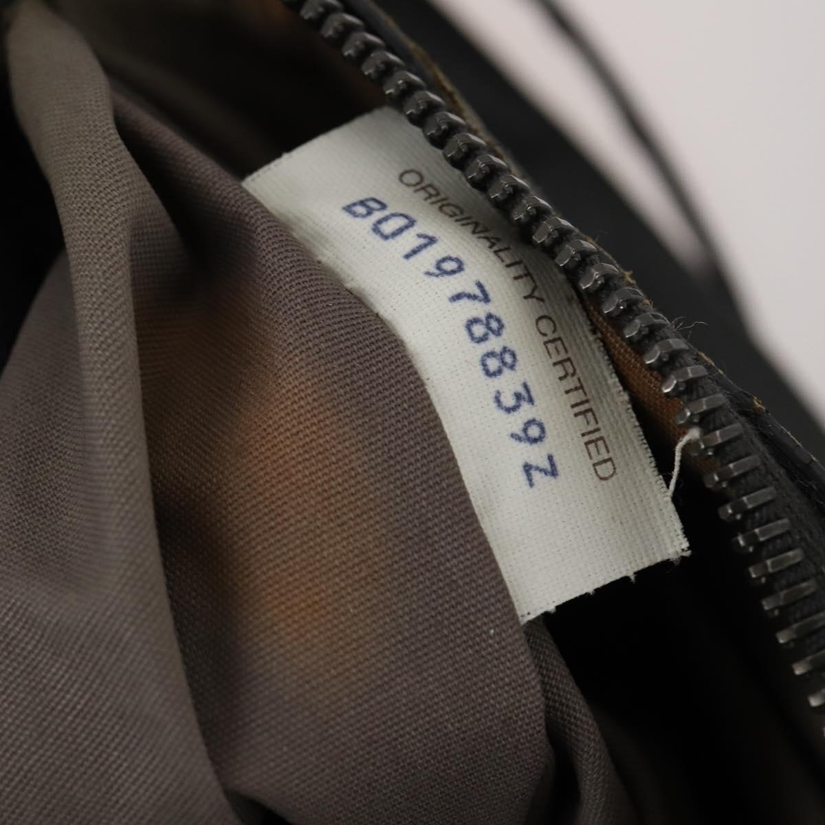 BOTTEGA VENETA INTRECCIATO Hand Bag Leather 2way Black Auth 153214