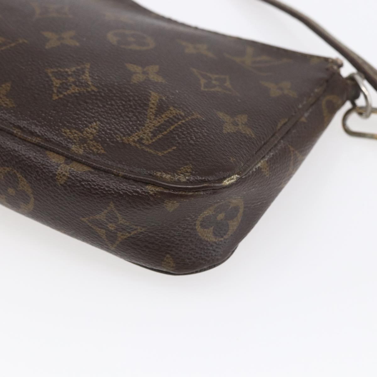 LOUIS VUITTON Monogram Pochette Accessoires Pouch M51980 LV Auth 153227