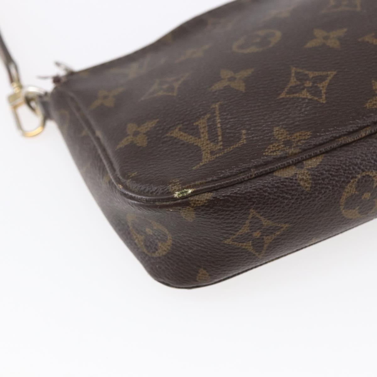 LOUIS VUITTON Monogram Pochette Accessoires Pouch M51980 LV Auth 153227