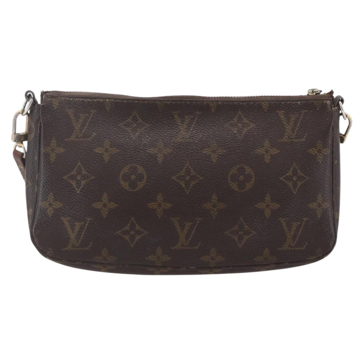 LOUIS VUITTON Monogram Pochette Accessoires Pouch M51980 LV Auth 153227