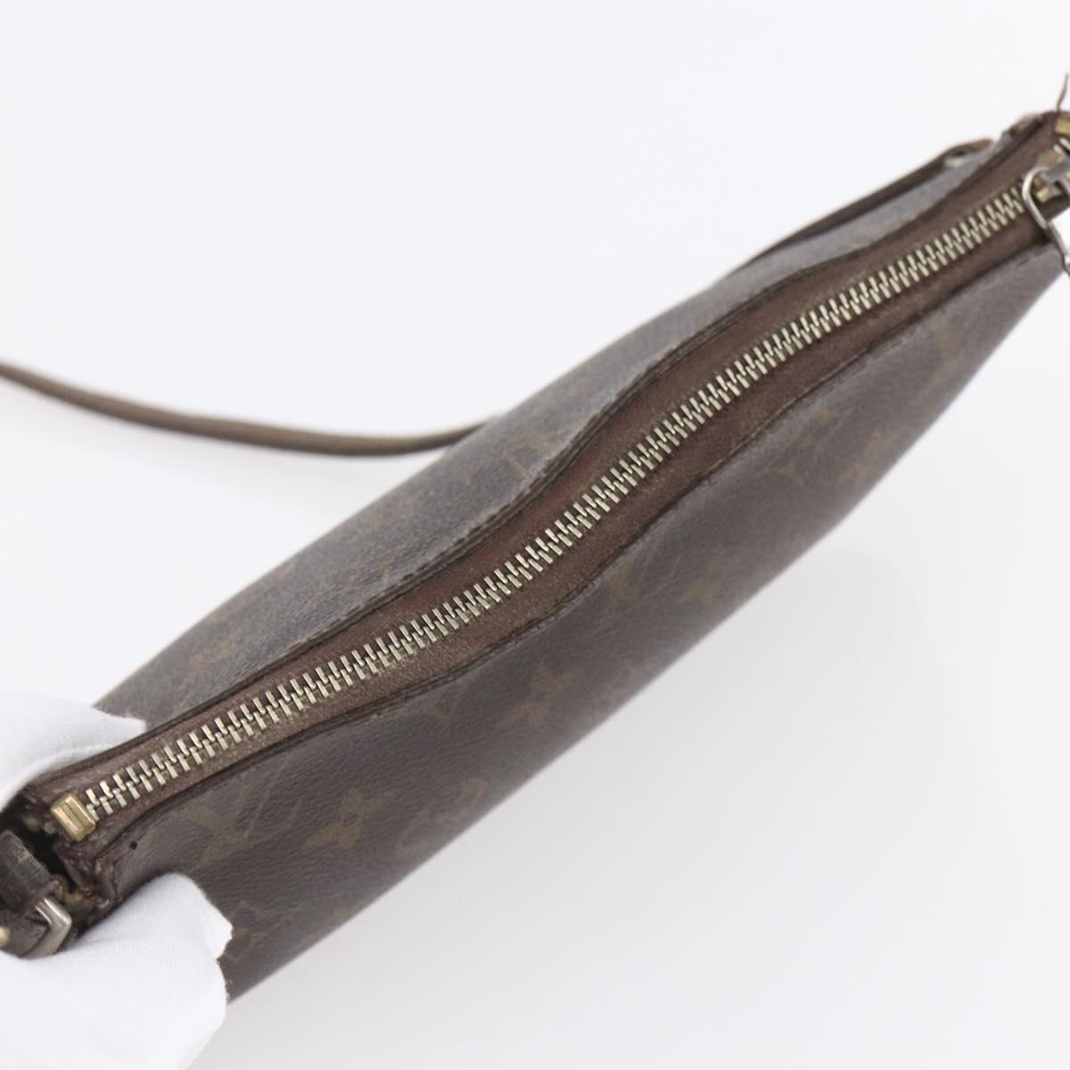 LOUIS VUITTON Monogram Pochette Accessoires Pouch M51980 LV Auth 153227