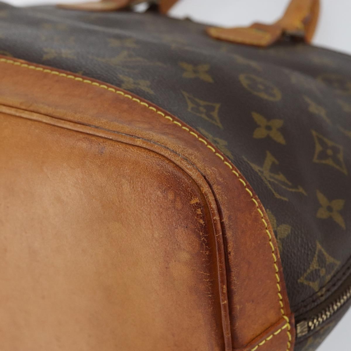 LOUIS VUITTON Monogram Alma Hand Bag M51130 LV Auth 153230