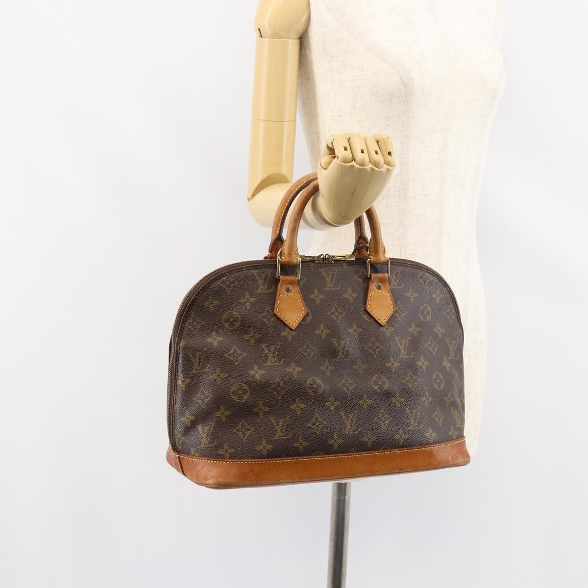 LOUIS VUITTON Monogram Alma Hand Bag M51130 LV Auth 153230