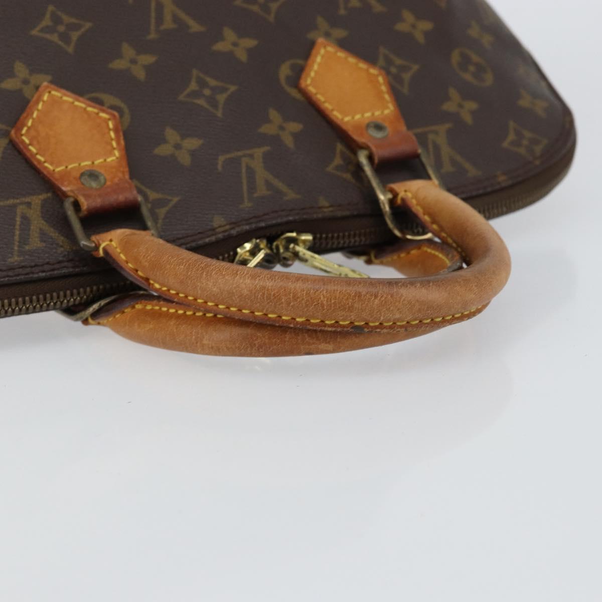 LOUIS VUITTON Monogram Alma Hand Bag M51130 LV Auth 153230
