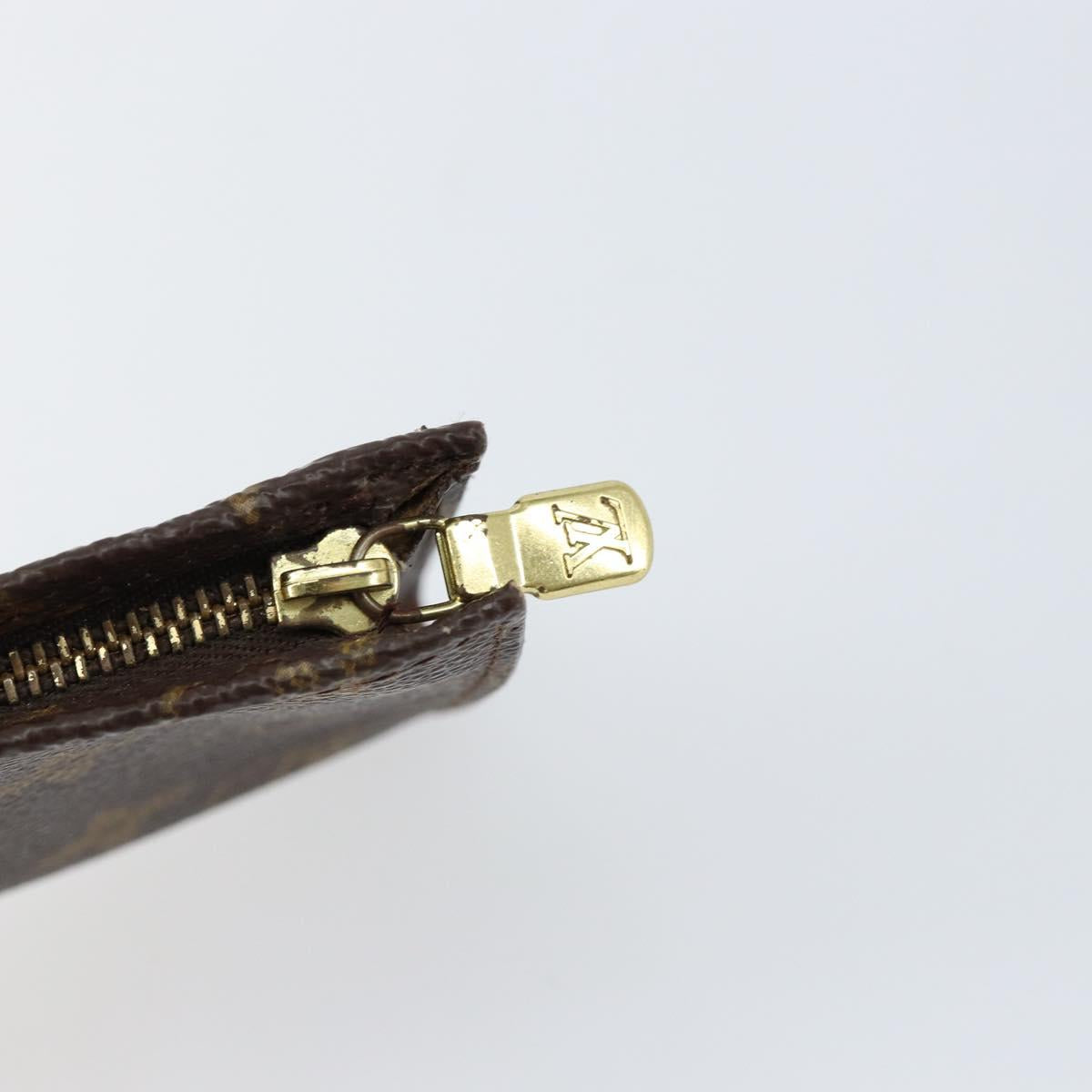 LOUIS VUITTON Monogram Bucket GM Accessory Pouch LV Auth 153232