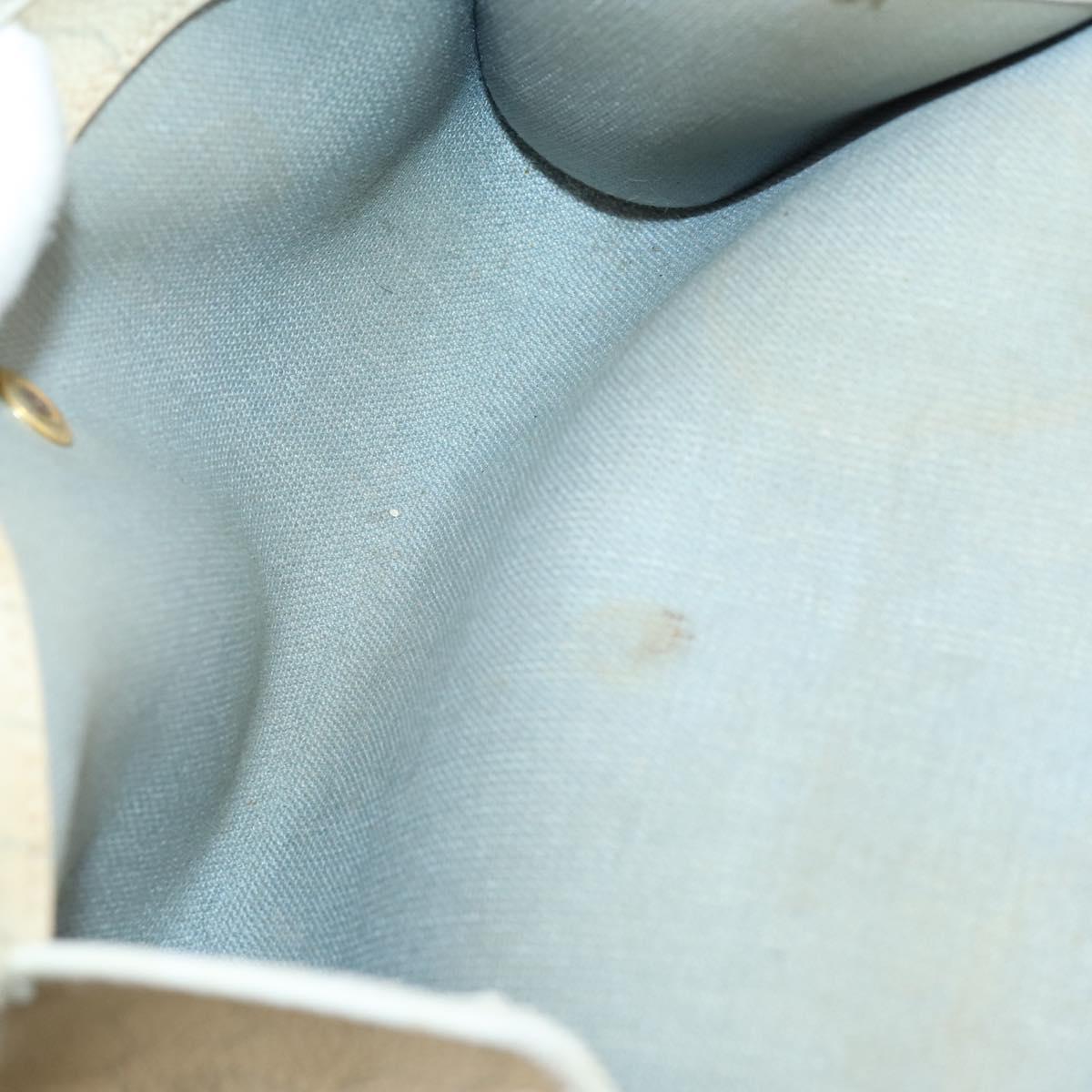 BURBERRY Dior Cartier Celine Bag PVC Leather Canvas 5 Set White Auth 153243