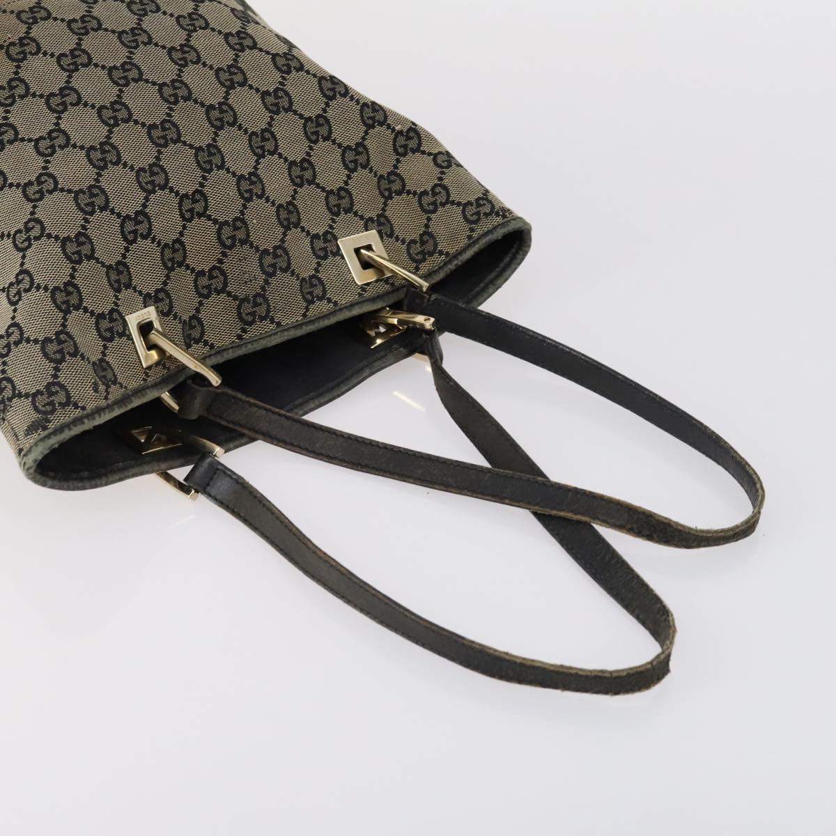 GUCCI GG Canvas Shoulder Bag 5 Set Beige Gold Auth 153244