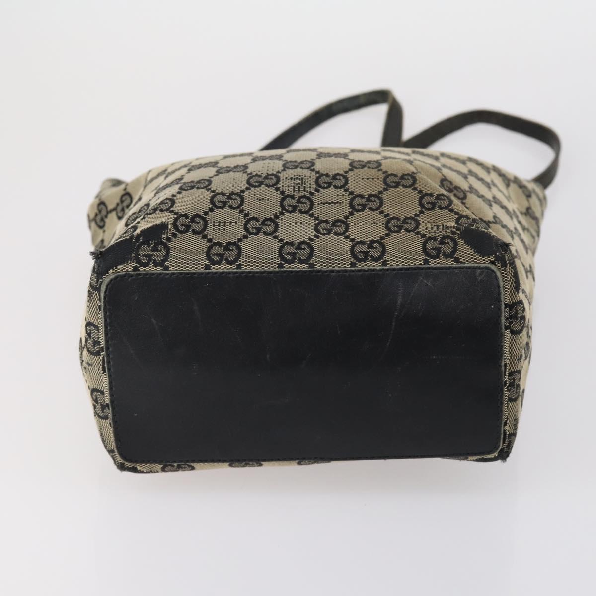 GUCCI GG Canvas Shoulder Bag 5 Set Beige Gold Auth 153244