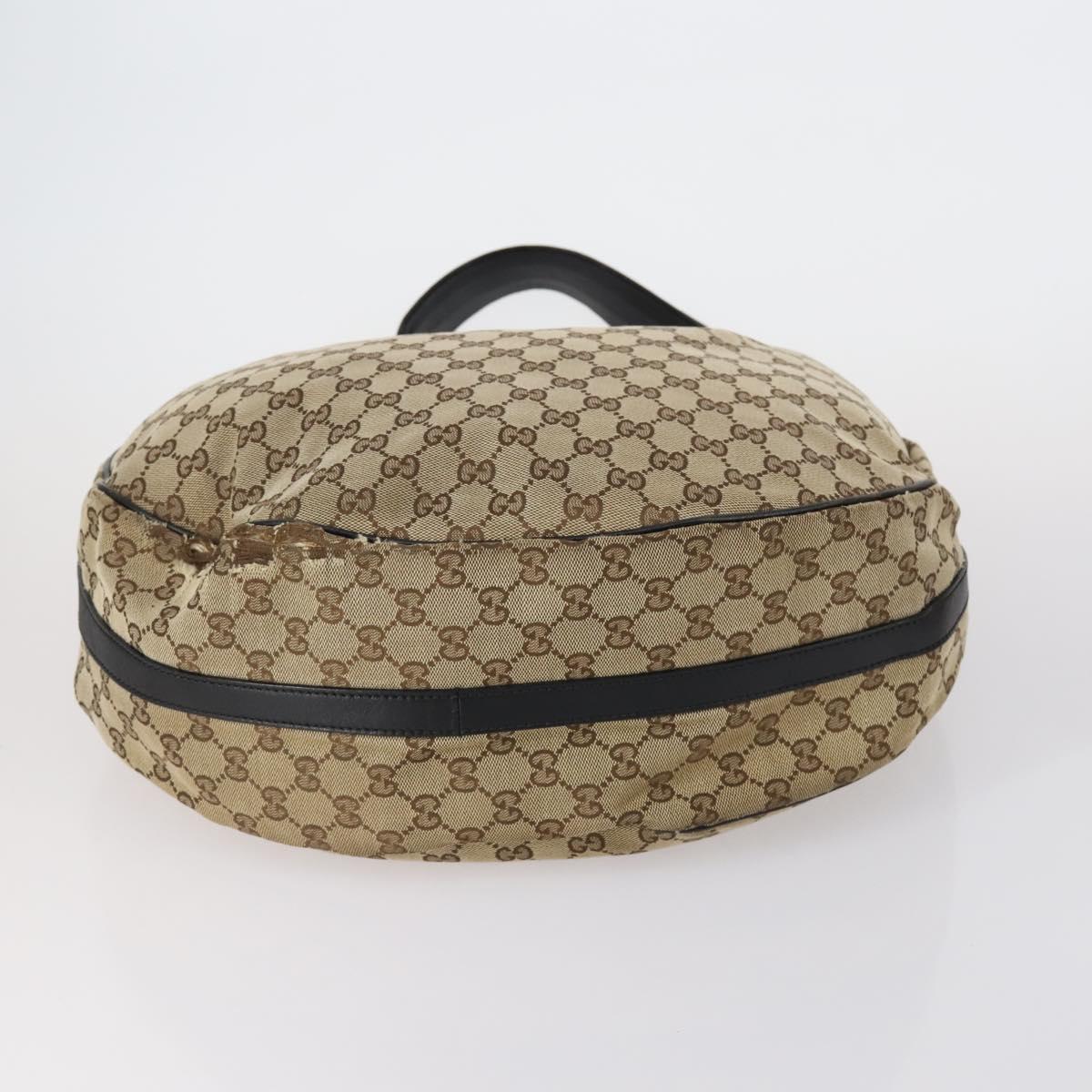 GUCCI GG Canvas Shoulder Bag 5 Set Beige Gold Auth 153244