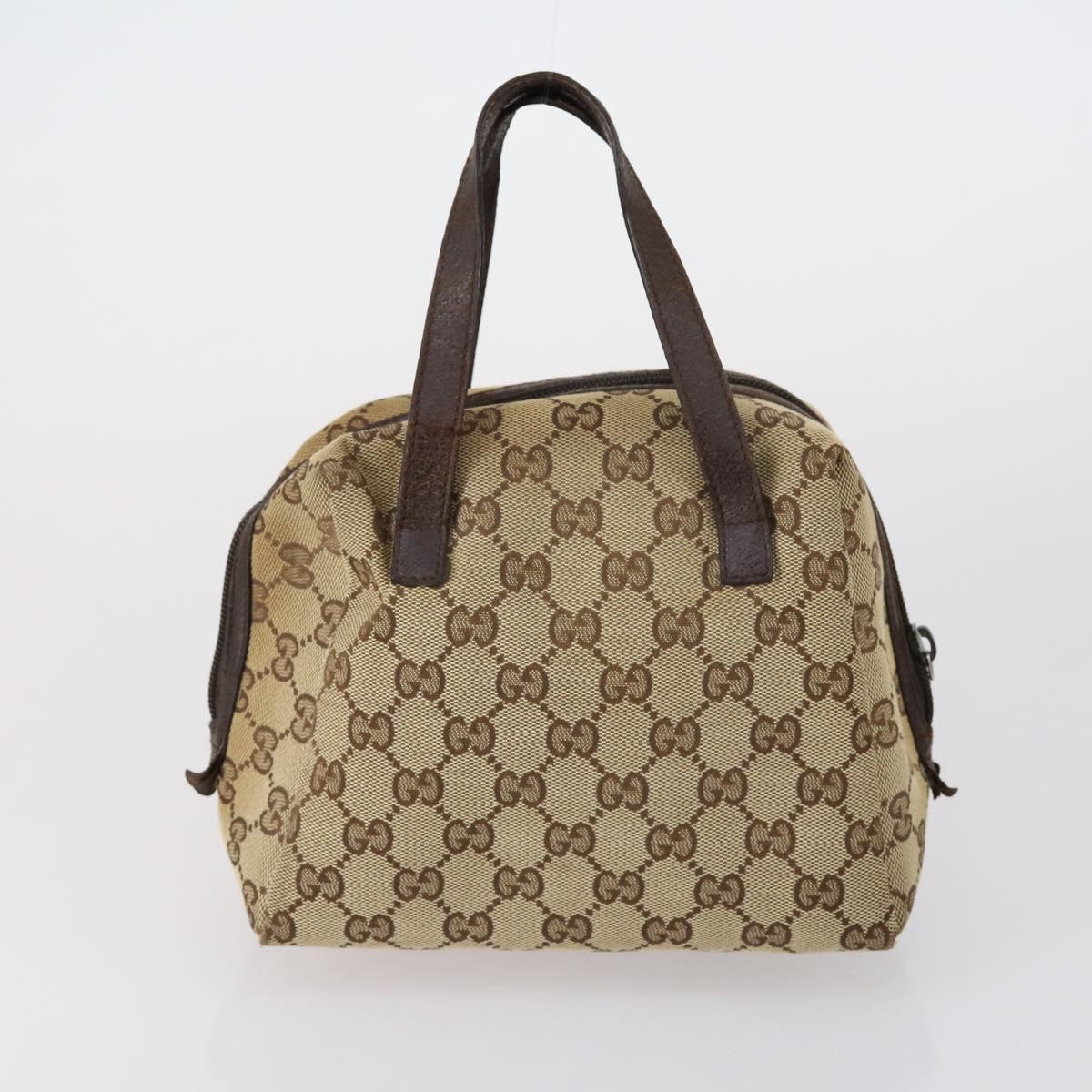 GUCCI GG Canvas Shoulder Bag 5 Set Beige Gold Auth 153244