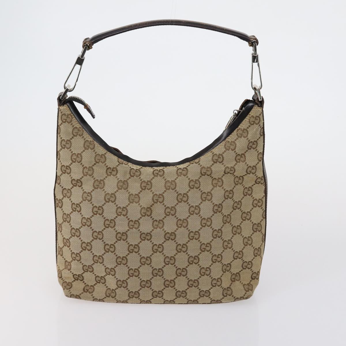 GUCCI GG Canvas Supreme Shoulder Bag 4 Set Beige Auth 153246