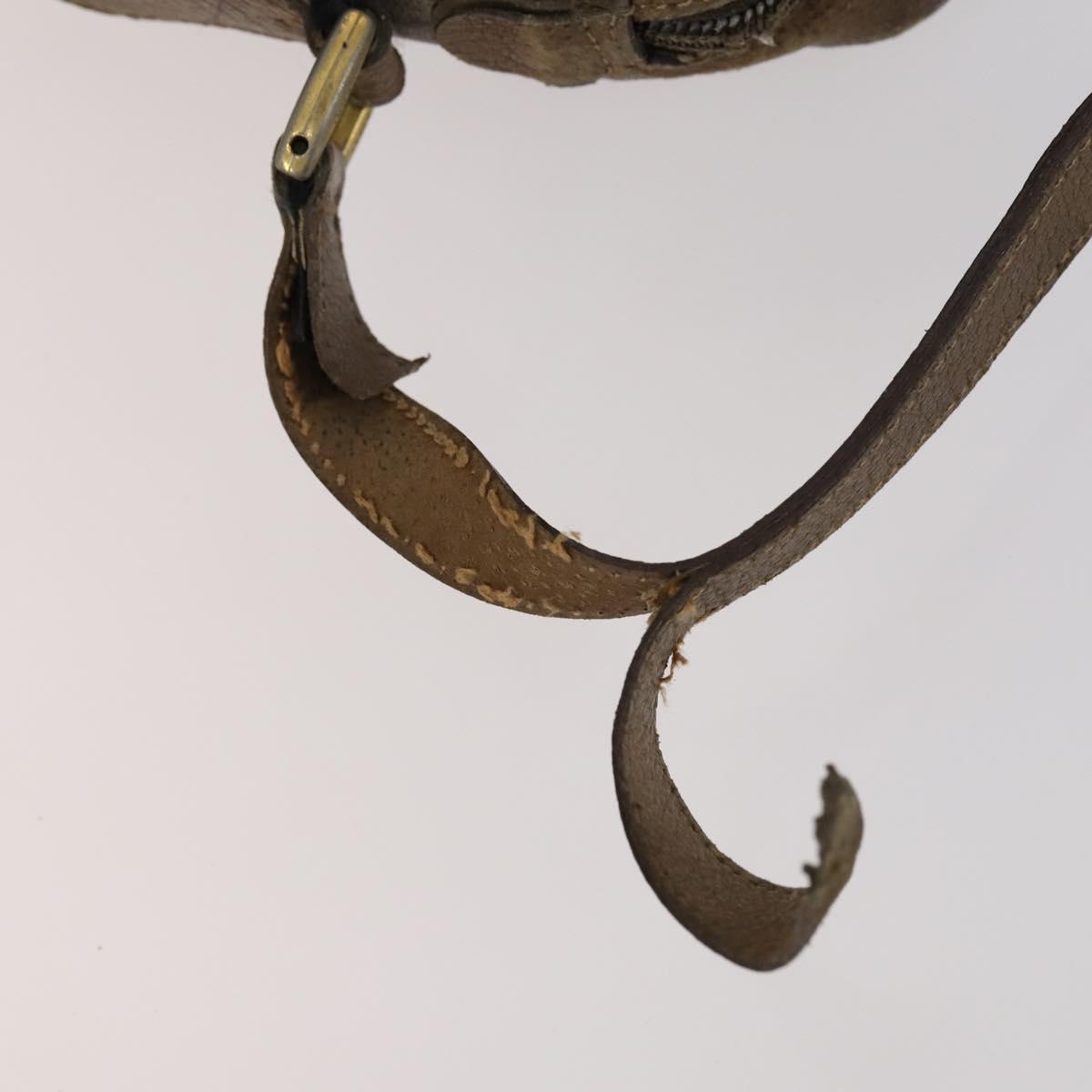 GUCCI GG Canvas Supreme Shoulder Bag 4 Set Beige Auth 153246