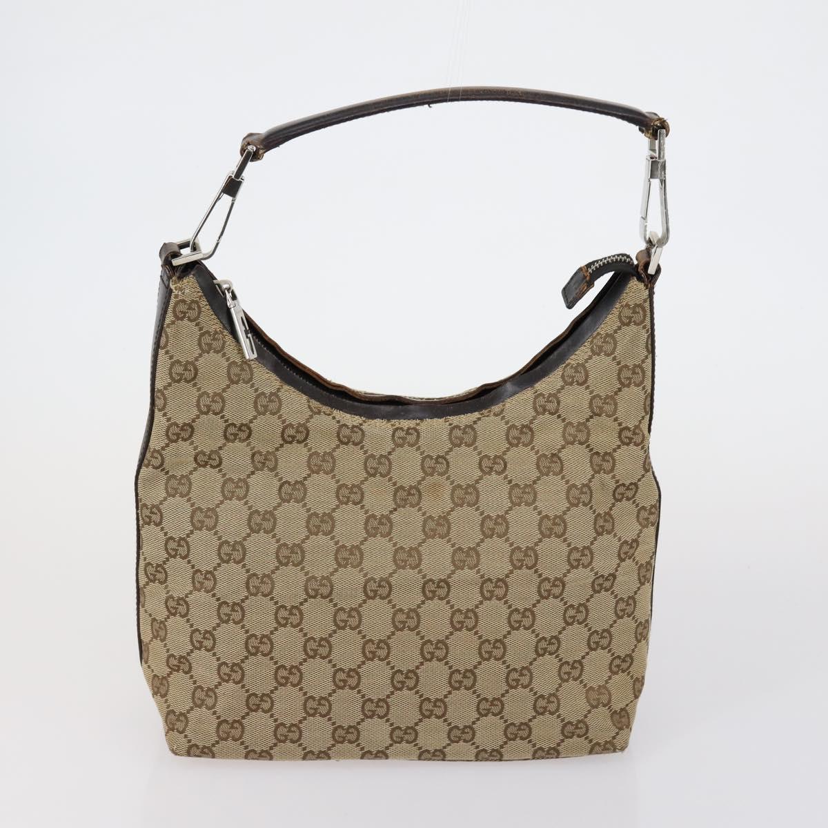 GUCCI GG Canvas Supreme Shoulder Bag 4 Set Beige Auth 153246
