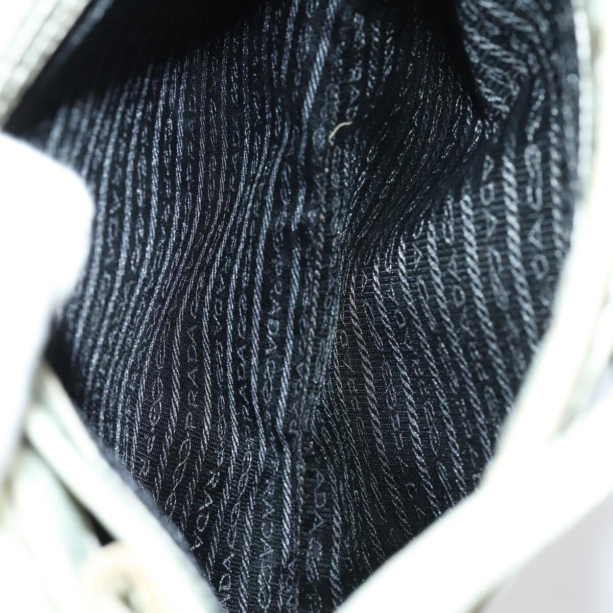 PRADA Hand Bag Nylon 5 Set Black White pink Auth 153249