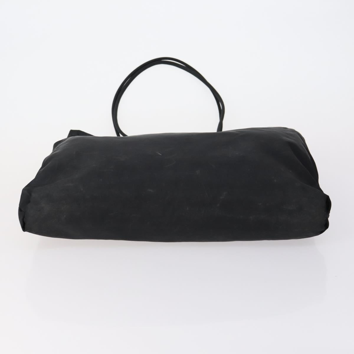 PRADA Hand Bag Nylon 5 Set Black White pink Auth 153249