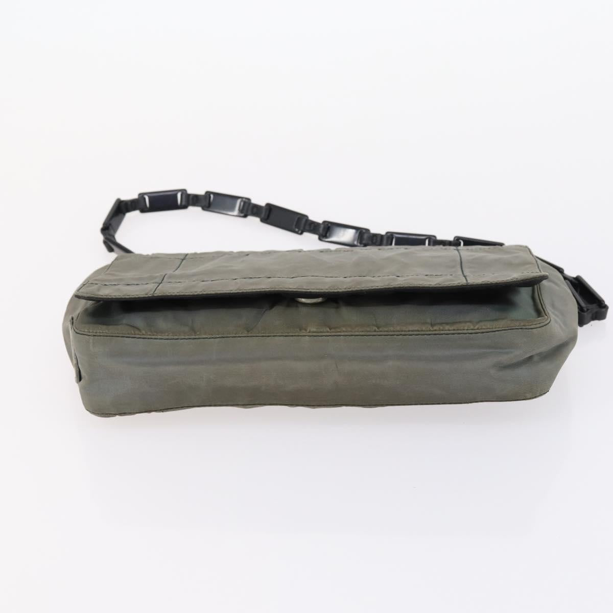 GUCCI PRADA Chanel Bag Nylon Leather 4 Set Black Beige Green Auth 153251