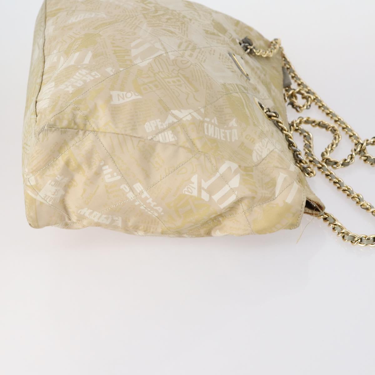 PRADA Hand Bag Nylon 3 Set White Black Auth 153252