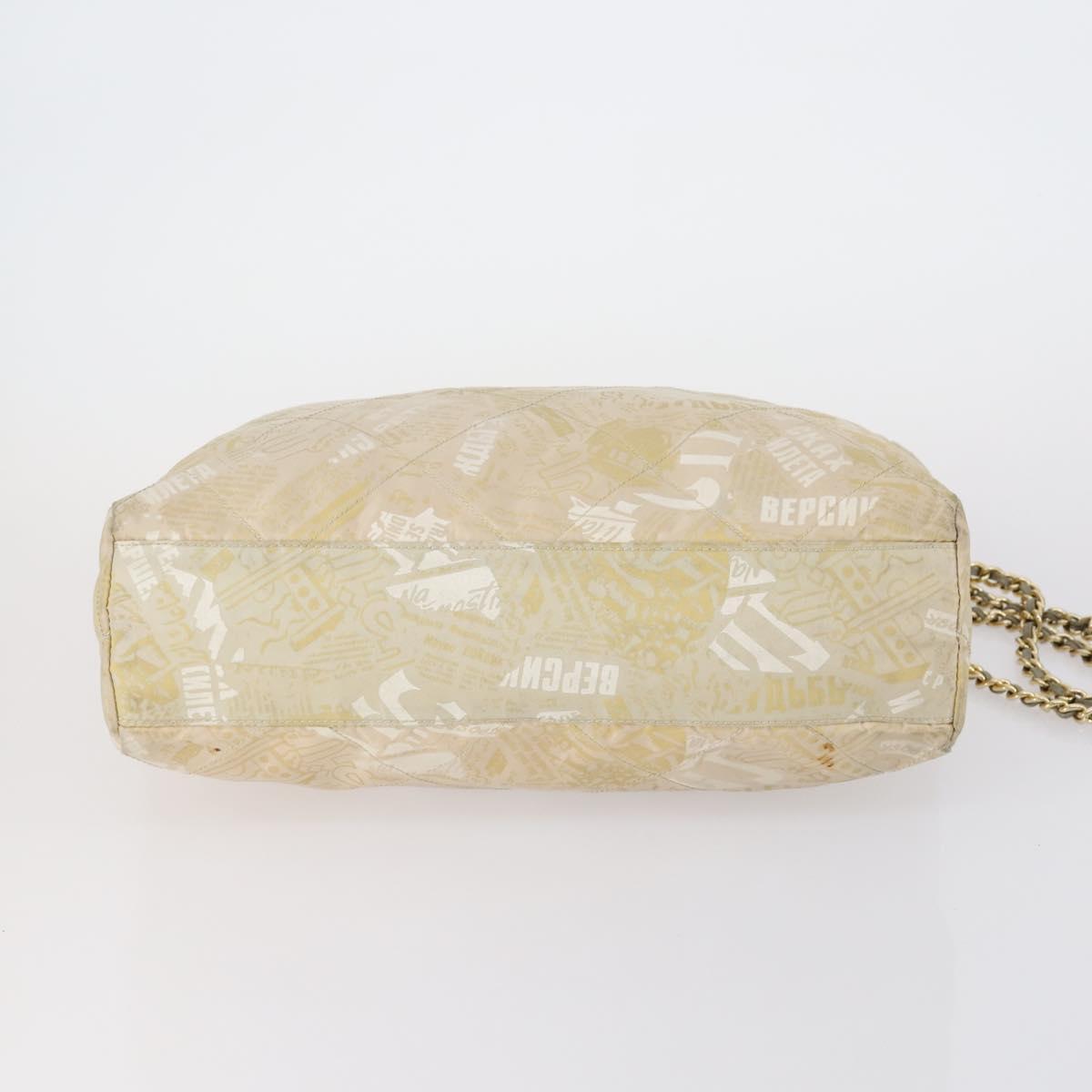 PRADA Hand Bag Nylon 3 Set White Black Auth 153252