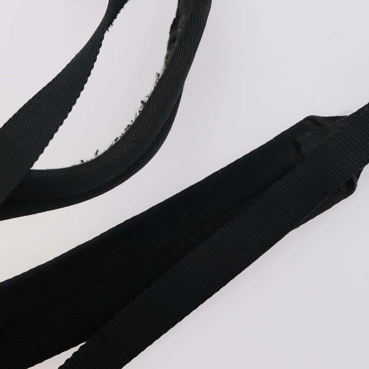 PRADA Hand Bag Nylon 3 Set White Black Auth 153252