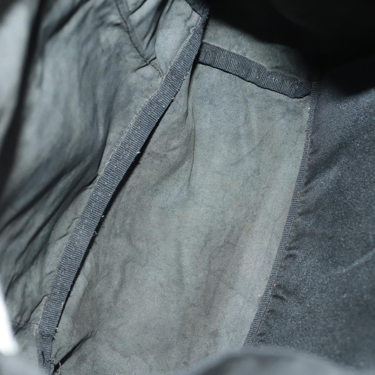 PRADA Hand Bag Nylon 3 Set White Black Auth 153252