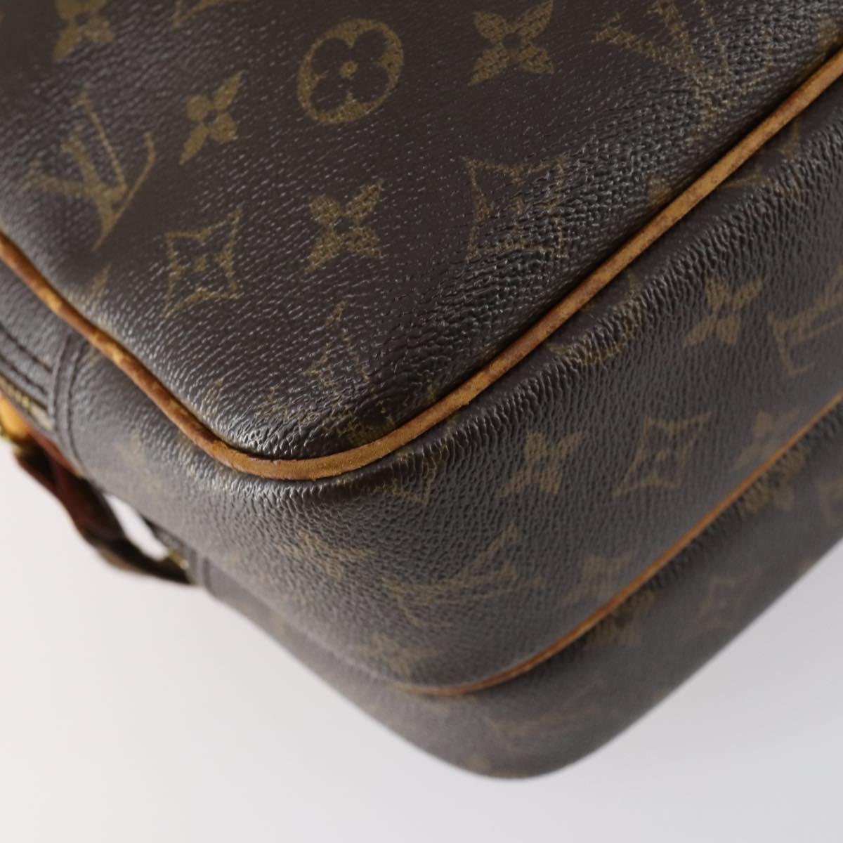 LOUIS VUITTON Monogram Reporter PM Shoulder Bag M45254 LV Auth 153303