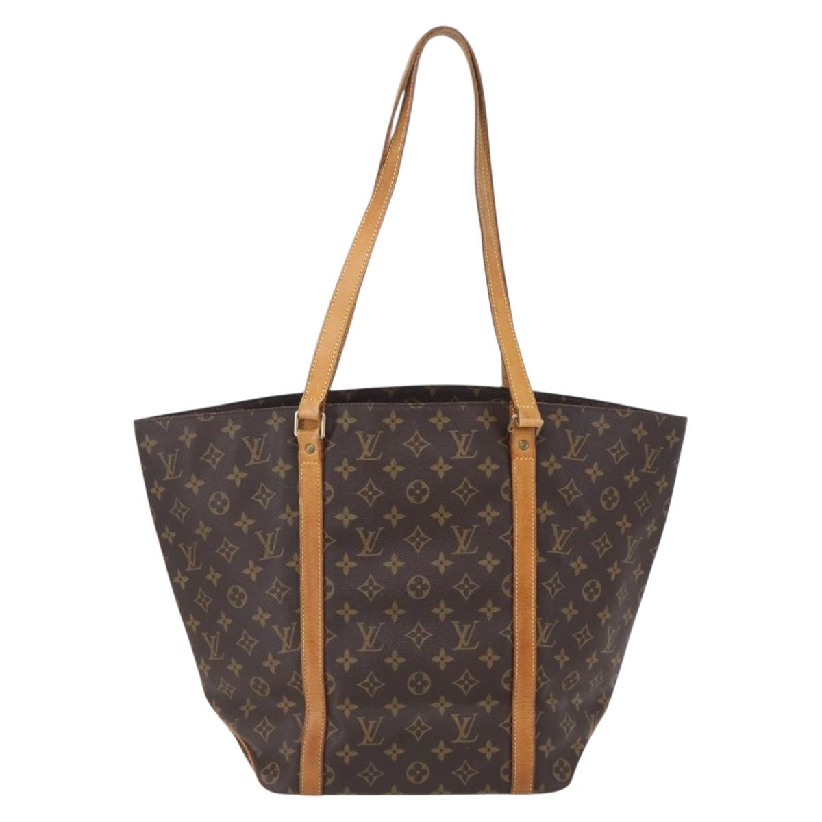 LOUIS VUITTON Monogram Sac Shopping Tote Bag M51108 LV Auth 153304