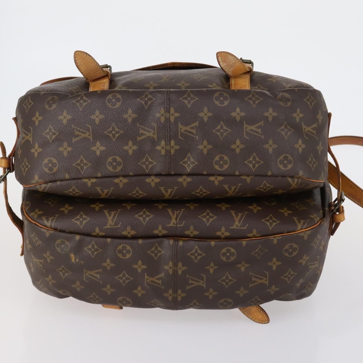 LOUIS VUITTON Monogram Saumur 43 Shoulder Bag M42252 LV Auth 153305