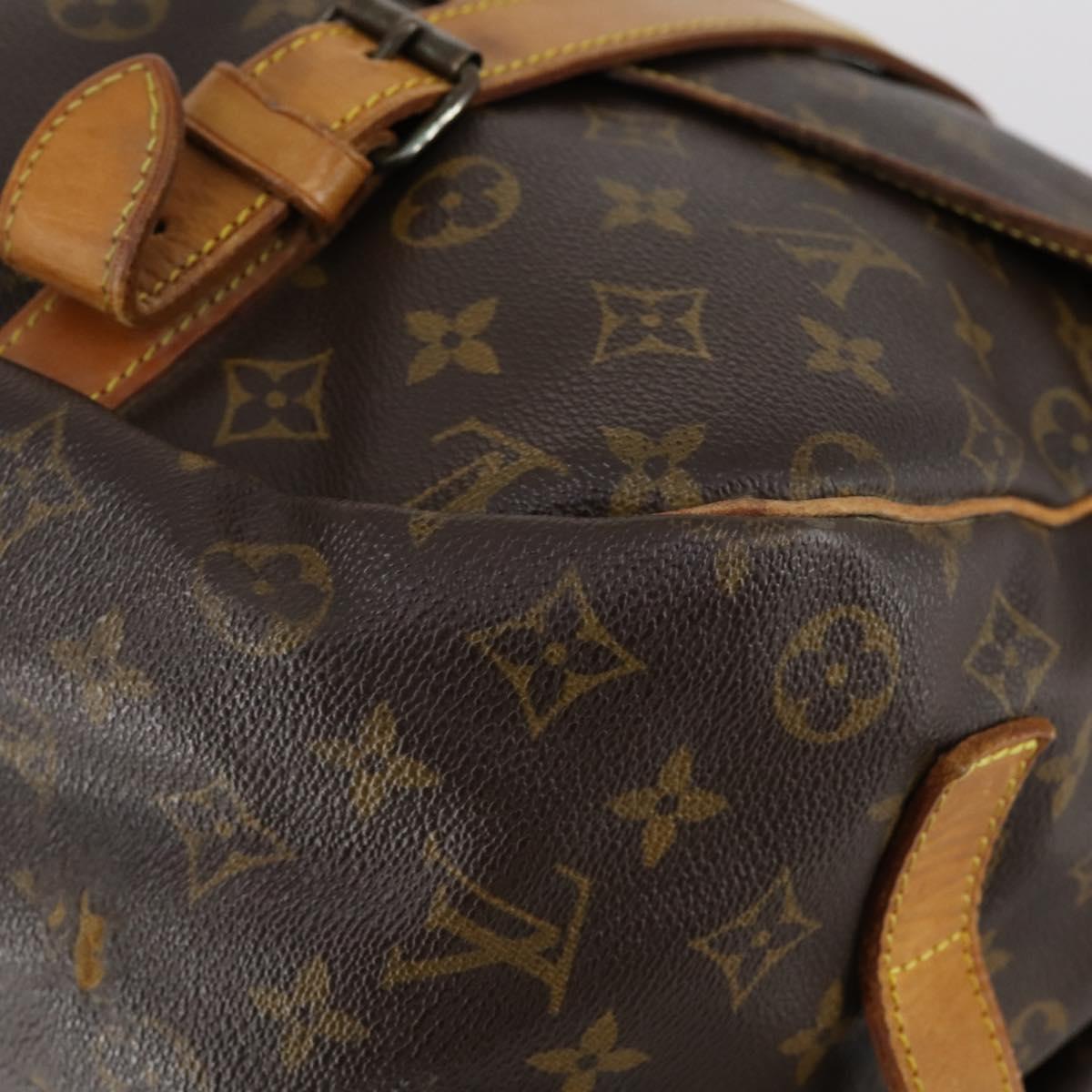 LOUIS VUITTON Monogram Saumur 43 Shoulder Bag M42252 LV Auth 153305