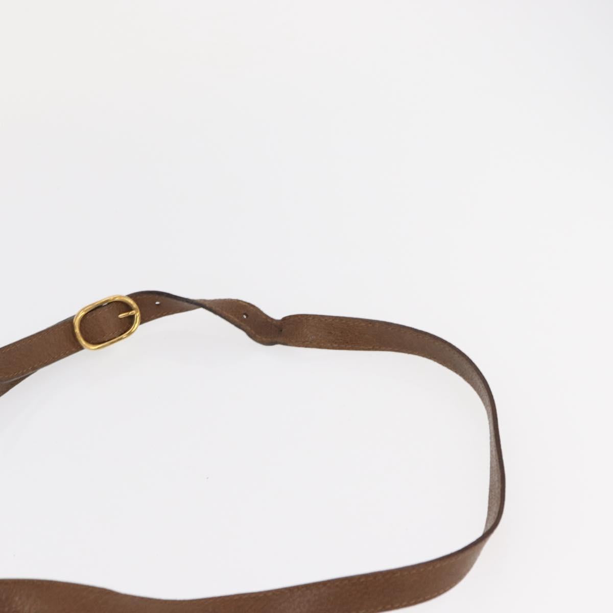 GUCCI GG Supreme Web Sherry Line Bag PVC Beige Gold 41 02 085 Auth 153311