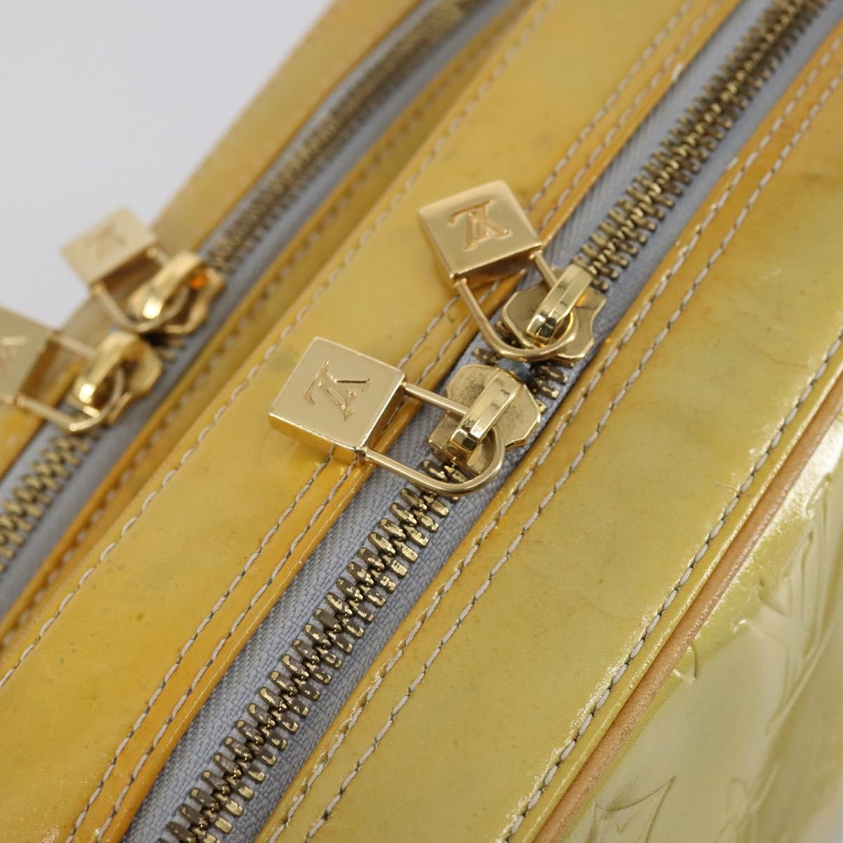 LOUIS VUITTON Monogram Vernis Marley Backpack Gris M91038 LV Auth 153312