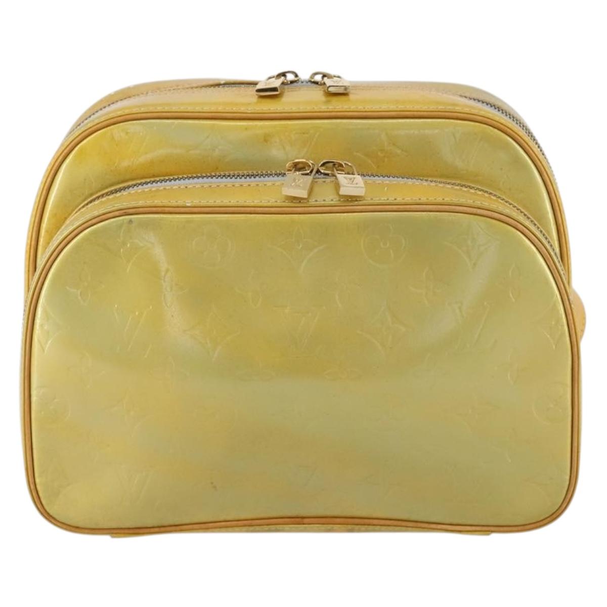 LOUIS VUITTON Monogram Vernis Marley Backpack Gris M91038 LV Auth 153312