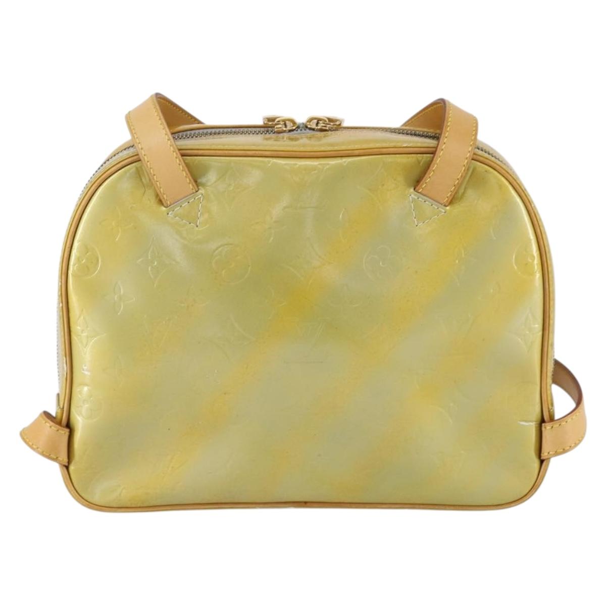 LOUIS VUITTON Monogram Vernis Marley Backpack Gris M91038 LV Auth 153312