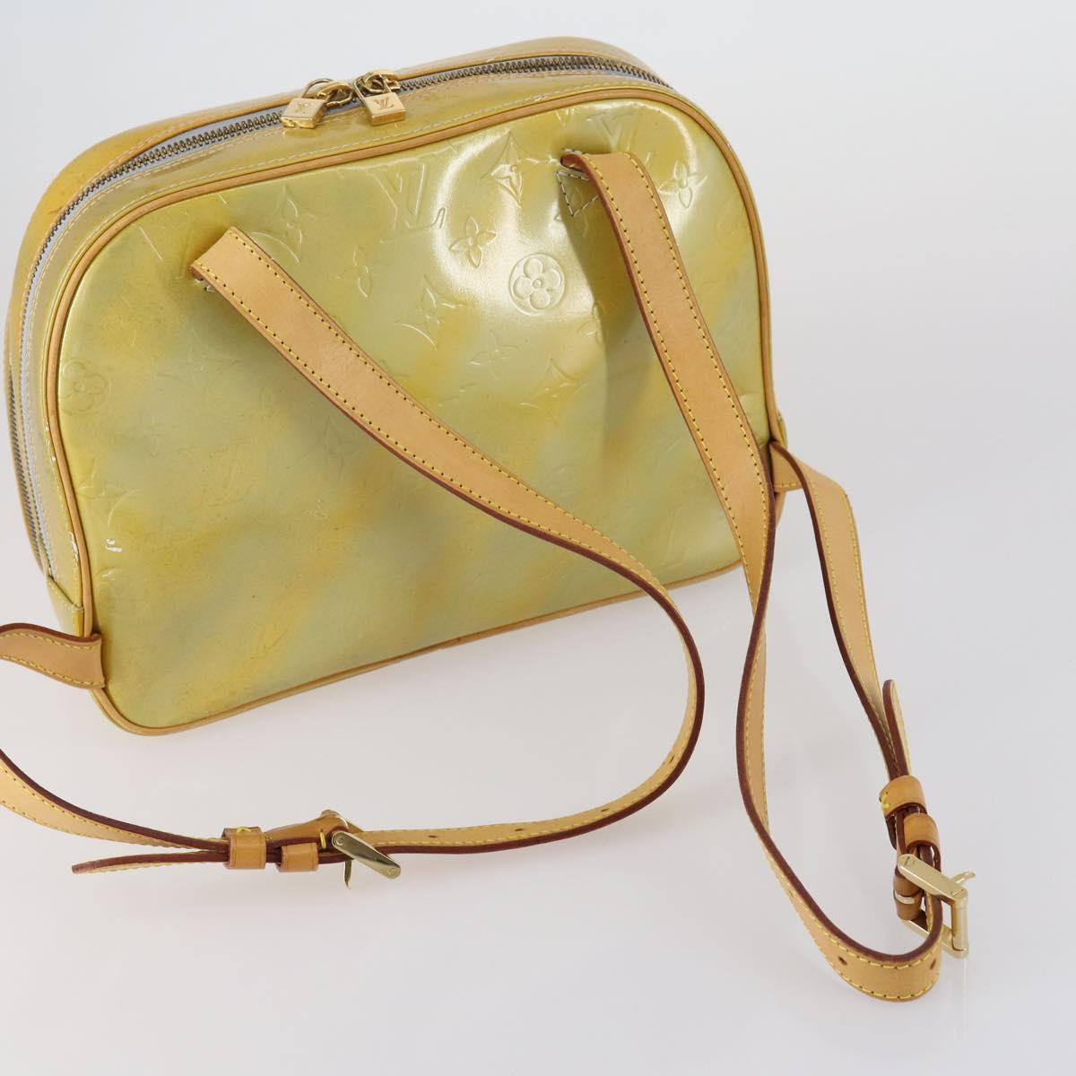 LOUIS VUITTON Monogram Vernis Marley Backpack Gris M91038 LV Auth 153312
