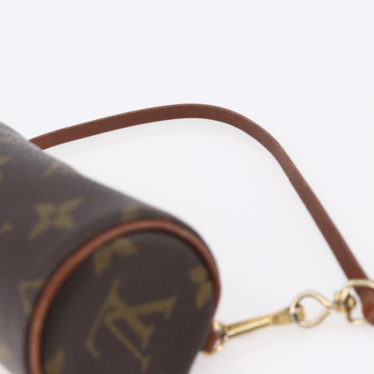 LOUIS VUITTON Monogram Papillon Pouch LV Auth 153321