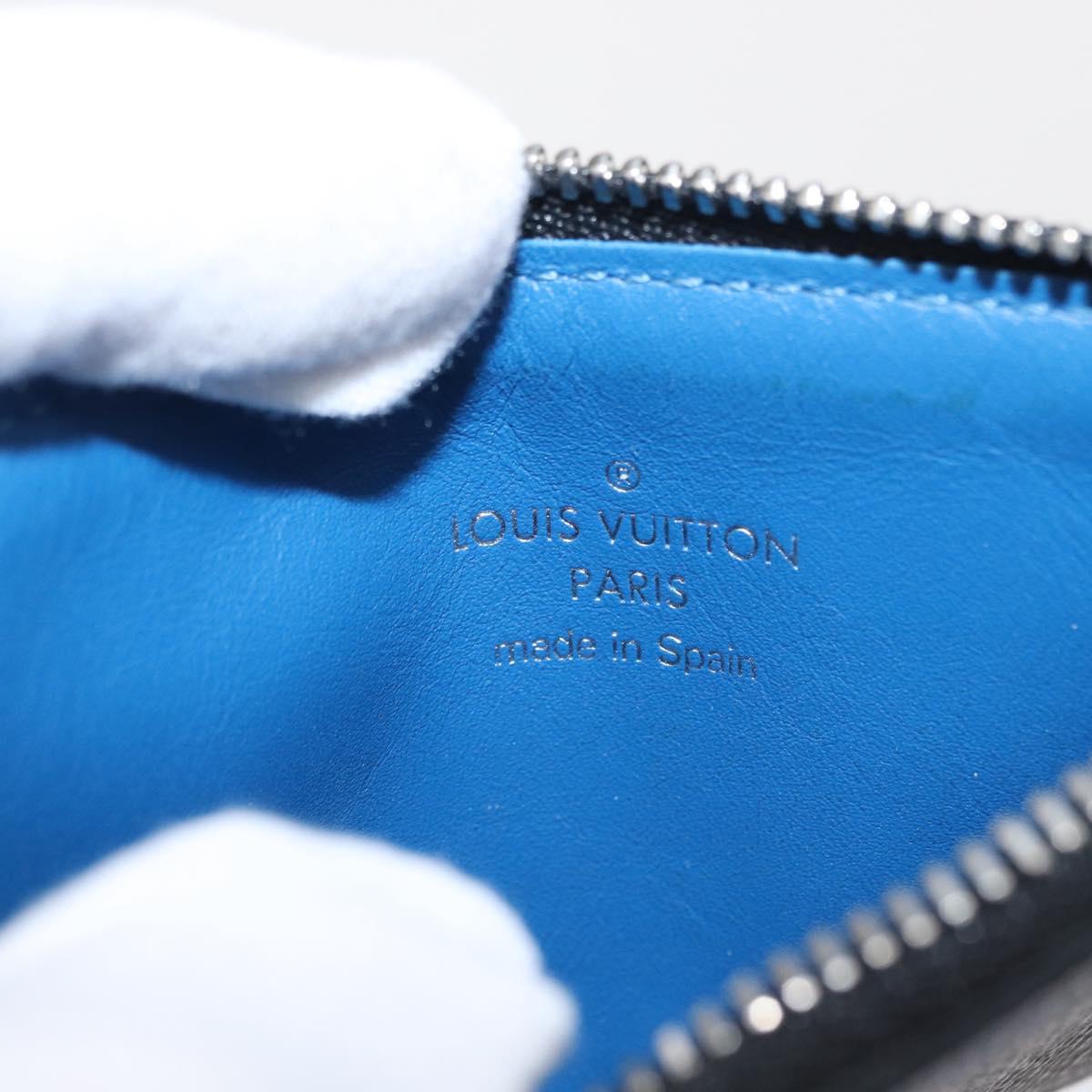 LOUIS VUITTON Damier Graphite Playphone 8+ Card Case N60106 LV Auth 153324