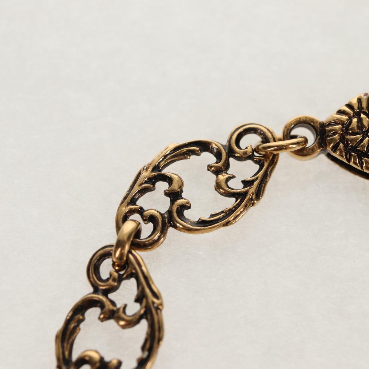 GUCCI GG Marmont Bracelet metal Gold Tone Auth 153328M