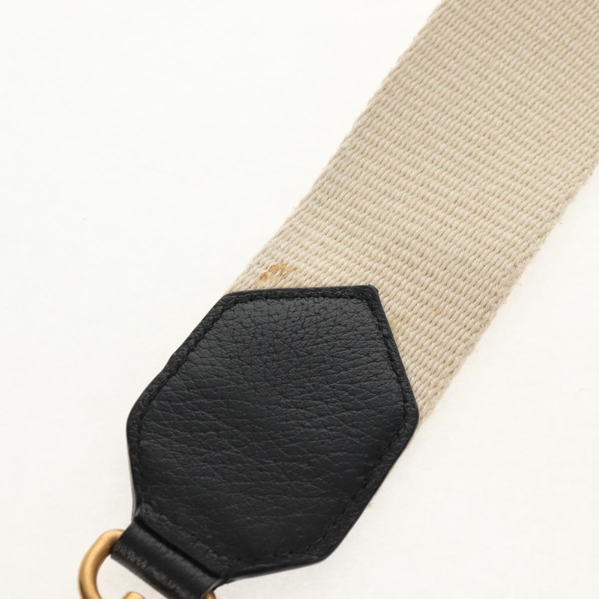 GUCCI Totem Butterfly Web Sherry Line Bag Leather Black 505387 Auth 153330SAM