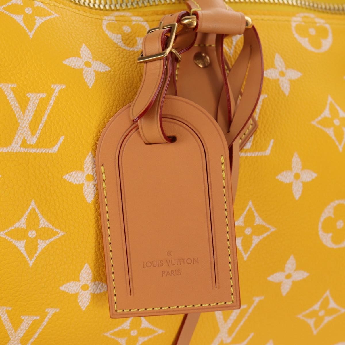 LOUIS VUITTON Speedy P9 Bandouliere 40 Bag Jaune Mat M24419 LV Auth 153334SM