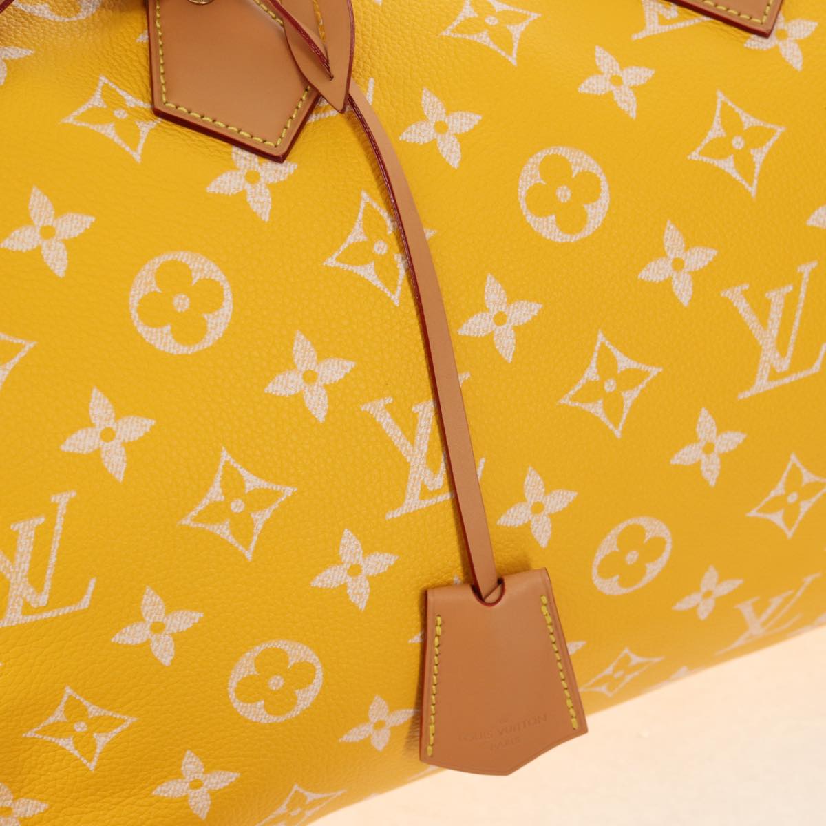 LOUIS VUITTON Speedy P9 Bandouliere 40 Bag Jaune Mat M24419 LV Auth 153334SM