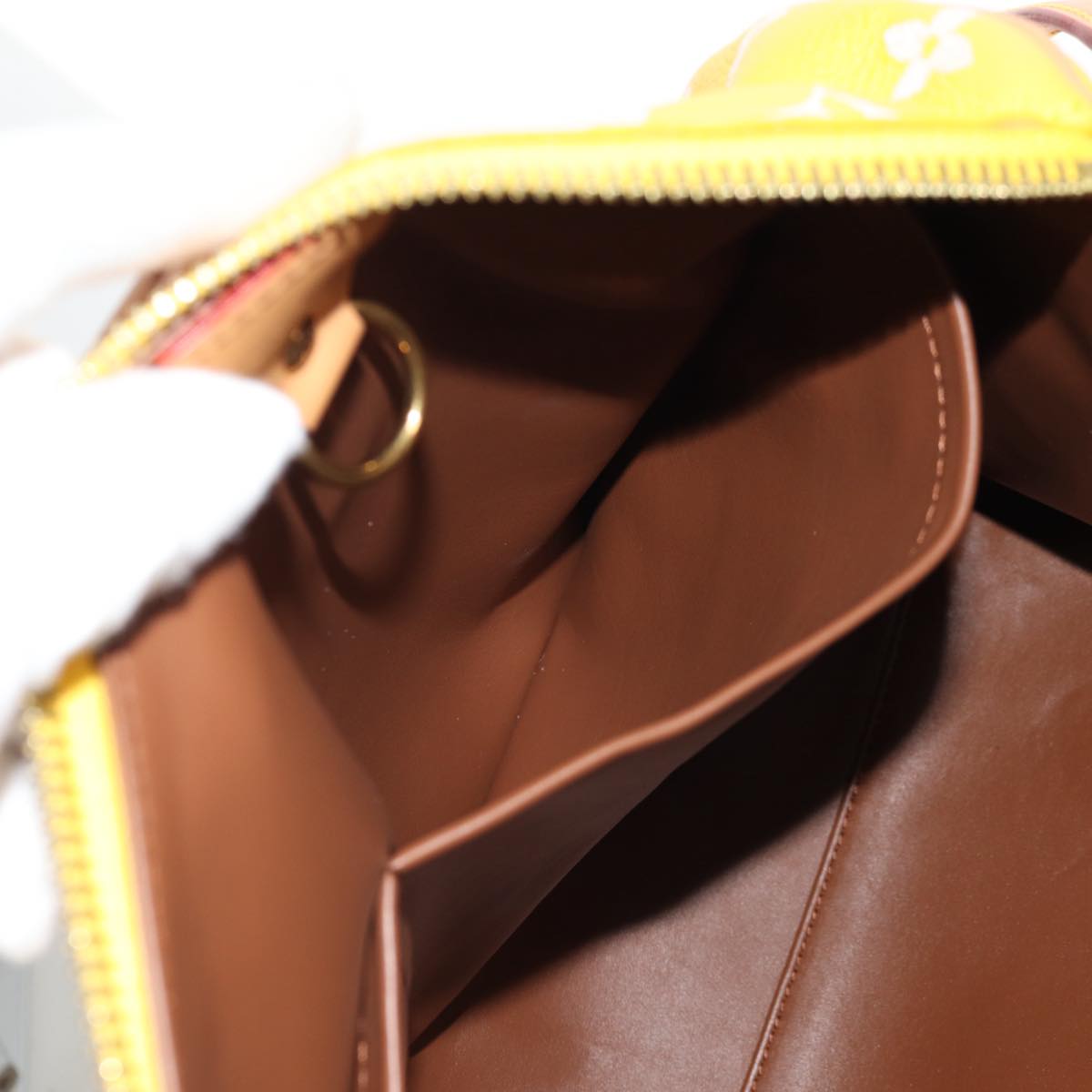 LOUIS VUITTON Speedy P9 Bandouliere 40 Bag Jaune Mat M24419 LV Auth 153334SM