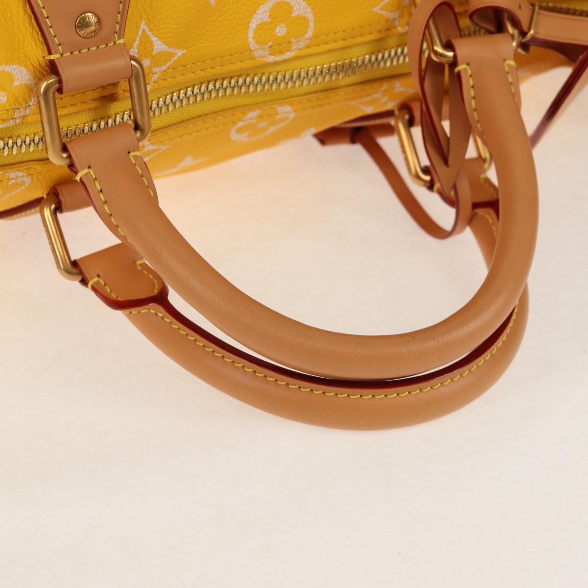 LOUIS VUITTON Speedy P9 Bandouliere 40 Bag Jaune Mat M24419 LV Auth 153334SM