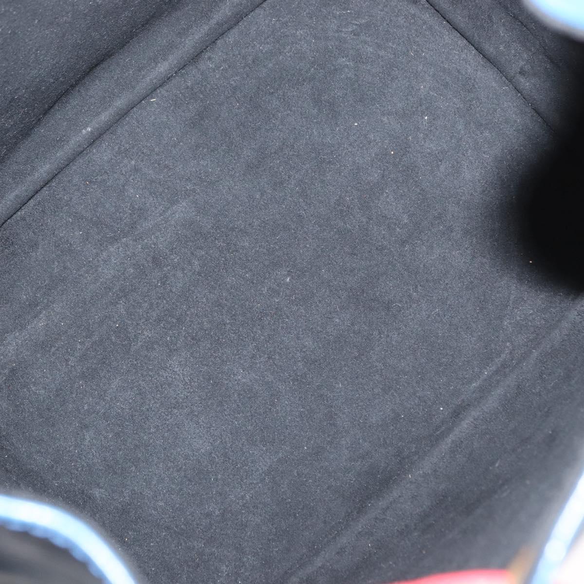 LOUIS VUITTON Epi Tricolor Noe Shoulder Bag Blue Red Green M44082 LV Auth 153340