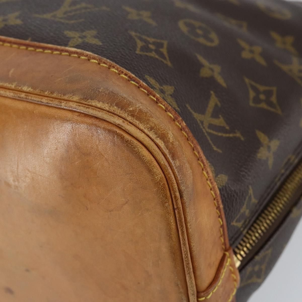 LOUIS VUITTON Monogram Alma Hand Bag M51130 LV Auth 153343