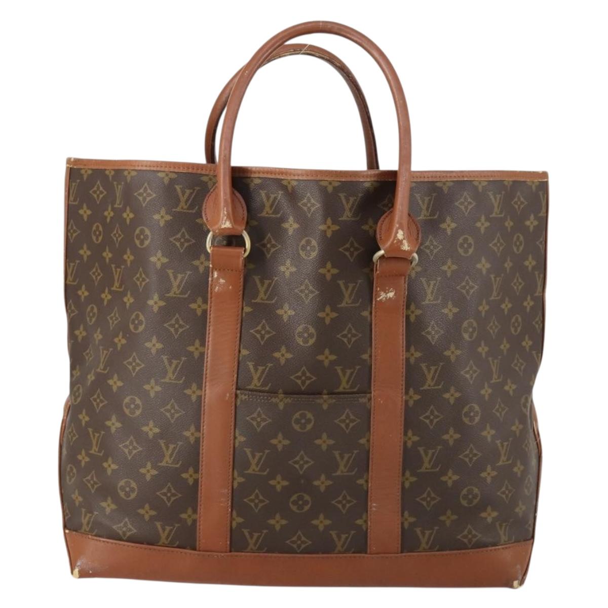 LOUIS VUITTON Monogram Sac Weekend GM Tote Bag M42420 LV Auth 153344