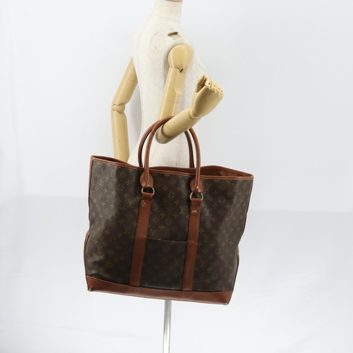 LOUIS VUITTON Monogram Sac Weekend GM Tote Bag M42420 LV Auth 153344