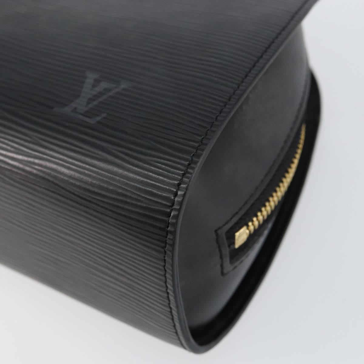 LOUIS VUITTON Epi Dauphine GM Cosmetic Pouch Black M48432 LV Auth 153346