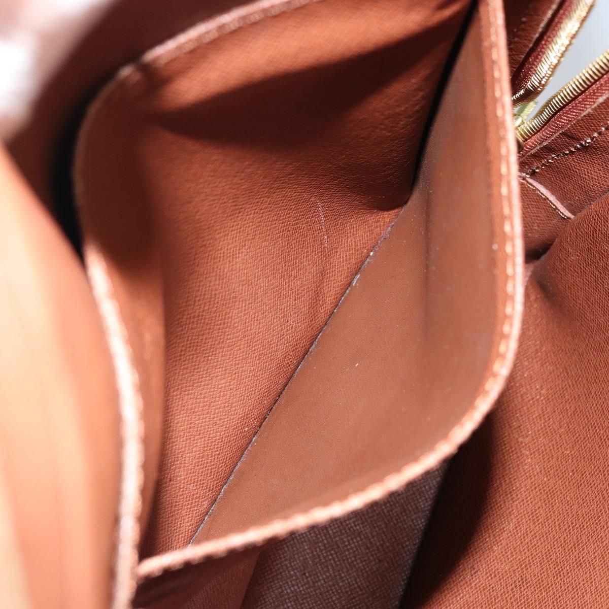 LOUIS VUITTON Epi Porte Documents Voyage Business Bag Brown M54478 Auth 153355