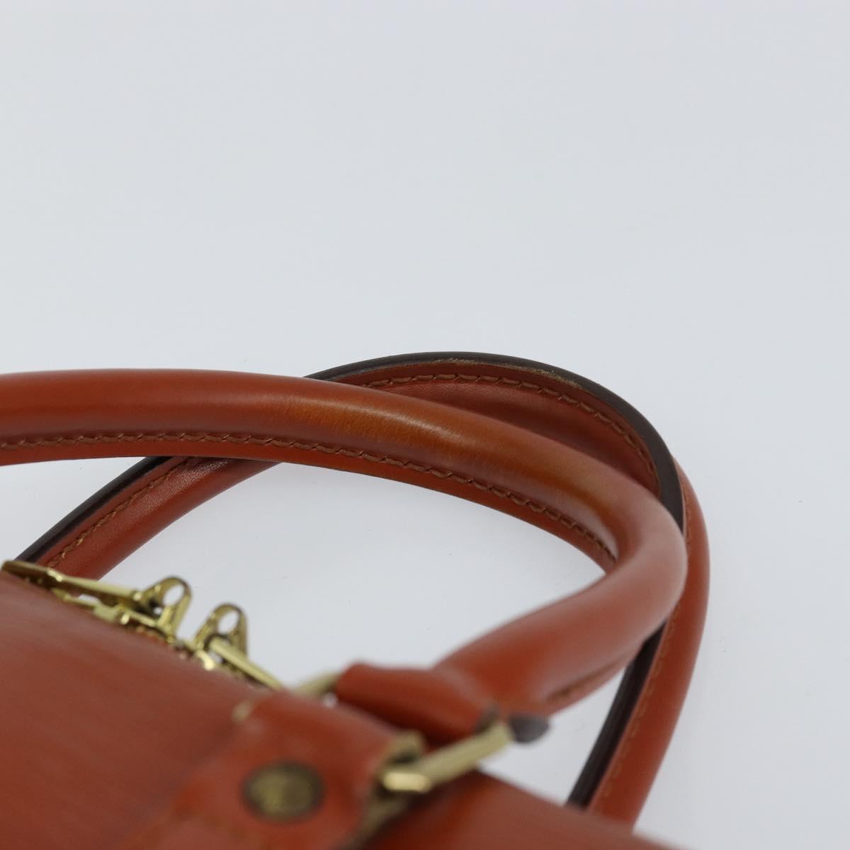 LOUIS VUITTON Epi Porte Documents Voyage Business Bag Brown M54478 Auth 153355