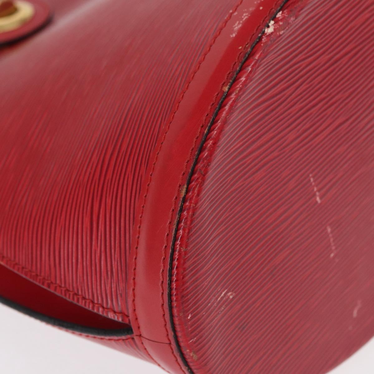 LOUIS VUITTON Epi Cluny Shoulder Bag Red M52257 LV Auth 153374
