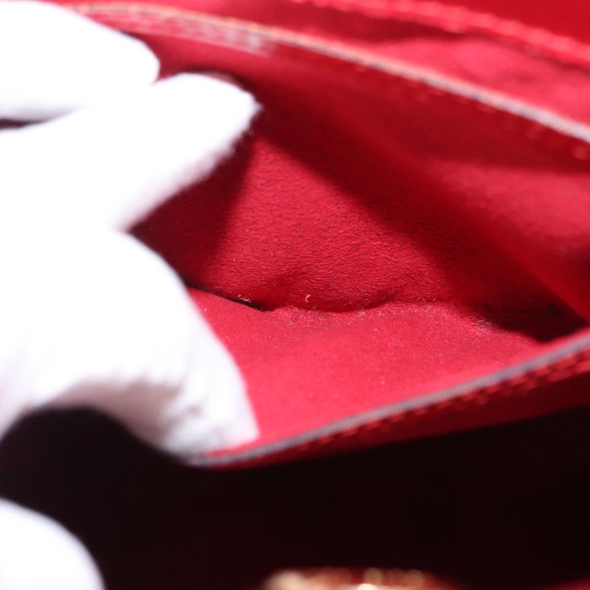 LOUIS VUITTON Epi Cluny Shoulder Bag Red M52257 LV Auth 153374